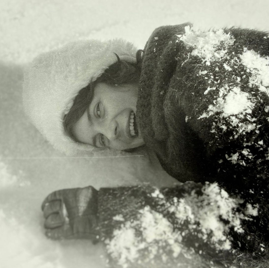 mutter im schnee